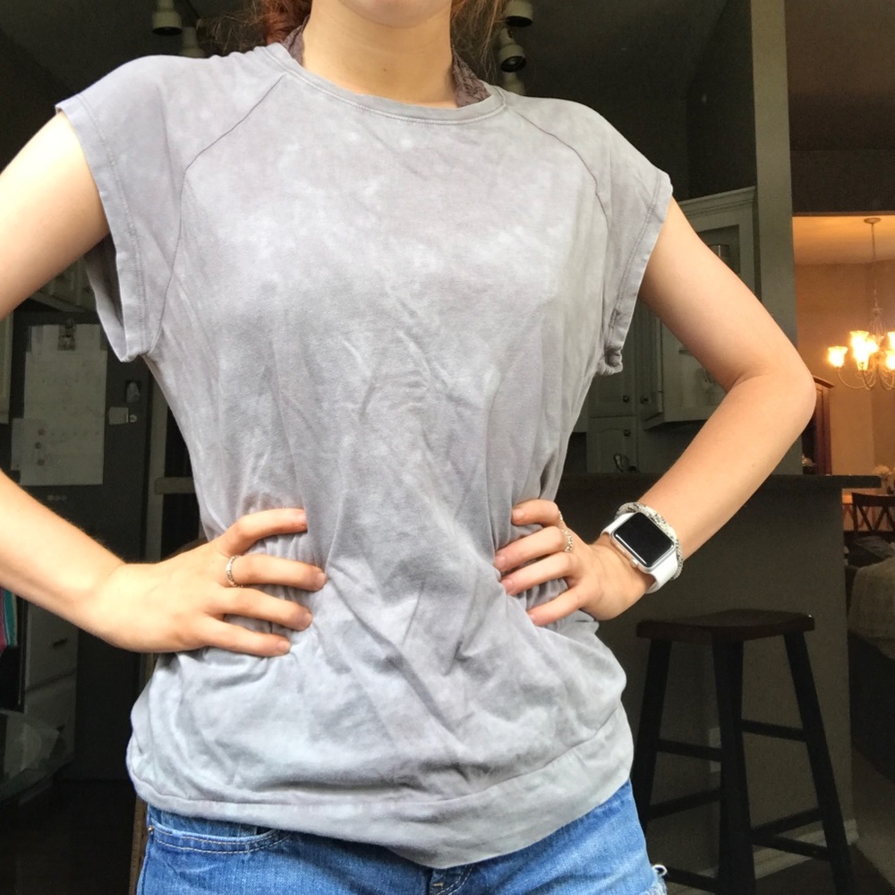 cute grey top